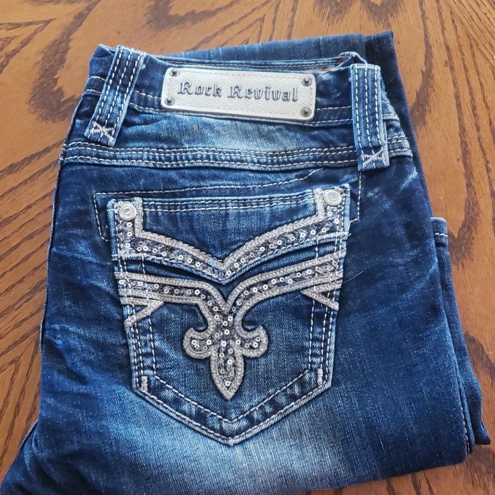 Rock revival womens jeans